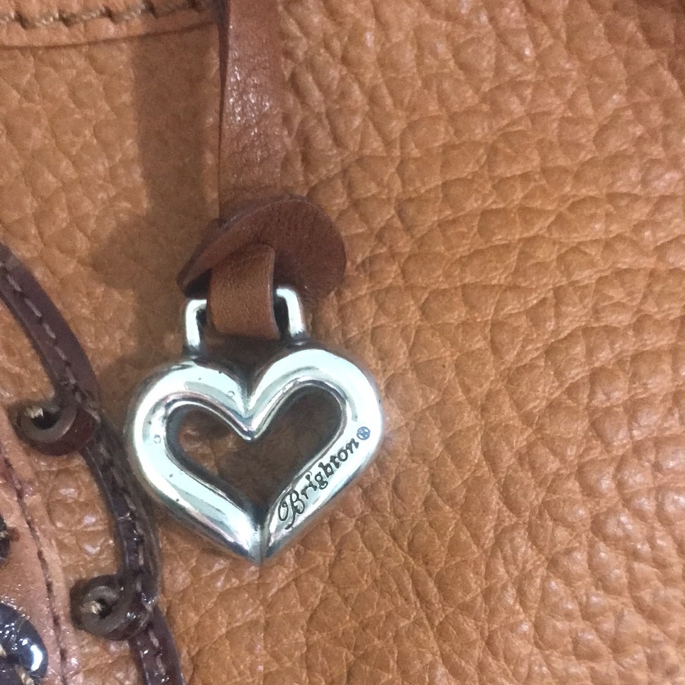 Brighton Tan Leather Tote Bag - Picture 5 of 13